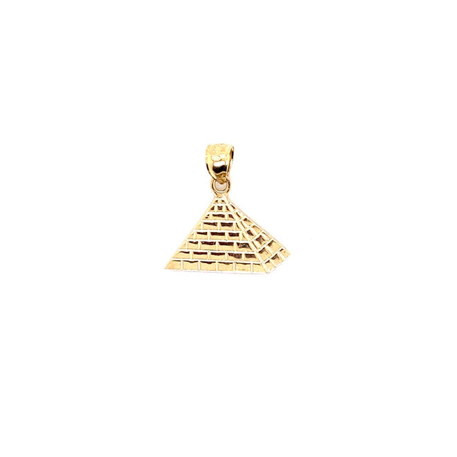 14k solid gold pyramid 1.3g-pendant charm-lirysjewelry
