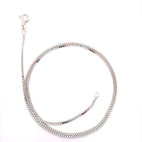 Genuine 925 Sterling Silver Box Necklaces & Chains-lirysjewelry