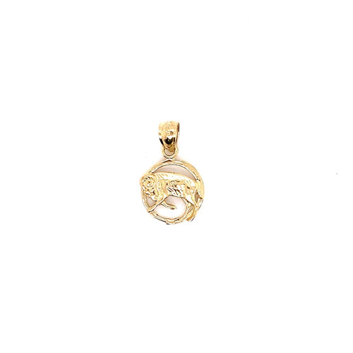 14k solid gold Aries 1.4g-pendant charm-lirysjewelry