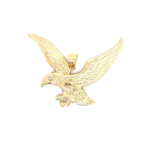 14k real gold eagle 10.6g-pendant charm-lirysjewelry