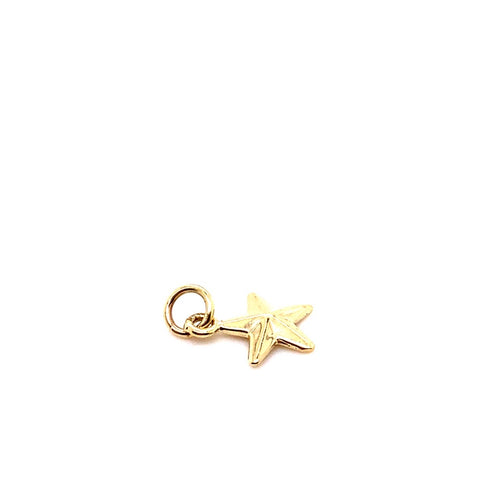 14k genuine gold star 0.5g-pendant charm-lirysjewelry