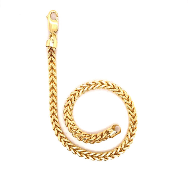 Gold Hollow Franco Bracelets-lirysjewelry