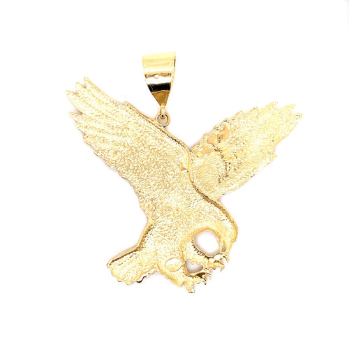 14k real gold eagle charm 19.1g-pendant charm-lirysjewelry