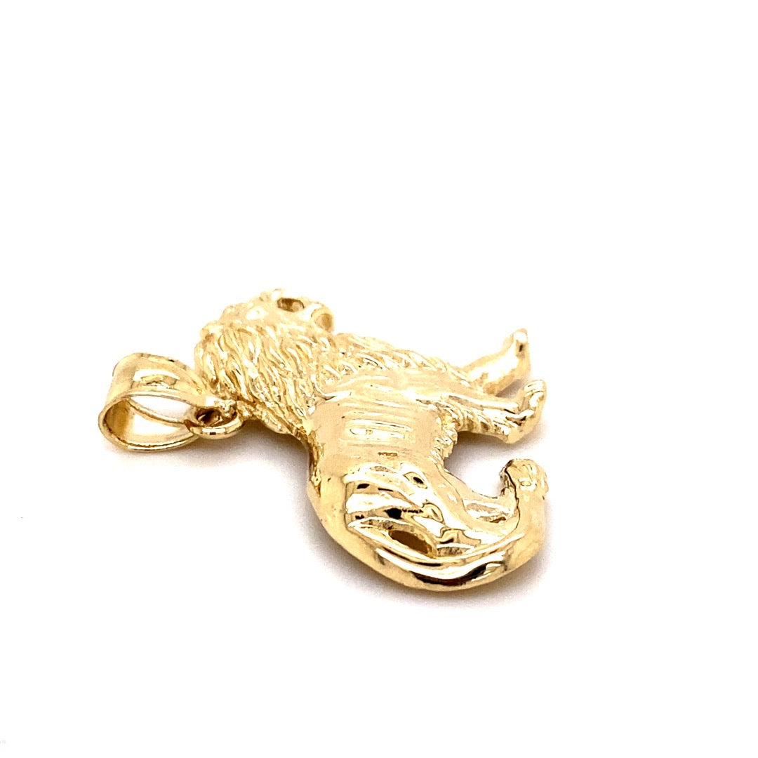 Lion hot sale gold charm