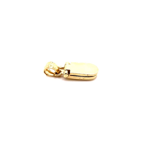 14k solid gold telephone 2.6g-pendant charm-lirysjewelry
