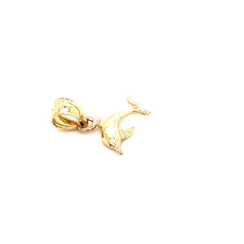 14k real gold dolphin 0.5g-pendant charm-lirysjewelry