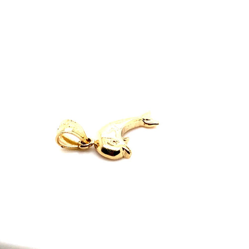 14k solid gold dolphin charm 1.2g-pendant charm-lirysjewelry