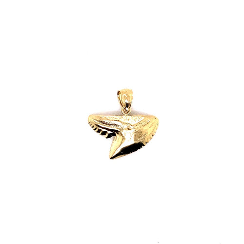 14k solid gold shark tooth charm2.2g-pendant charm-lirysjewelry