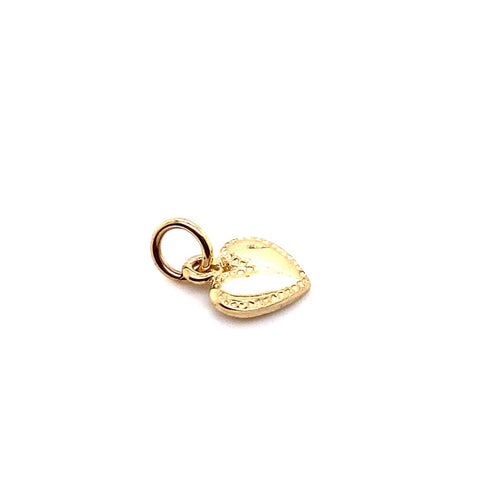 14k solid gold heart 0.8g-pendant charm-lirysjewelry