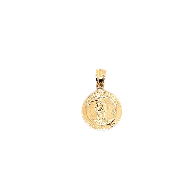 14k real gold st Jude 1.3g-pendant charm-lirysjewelry