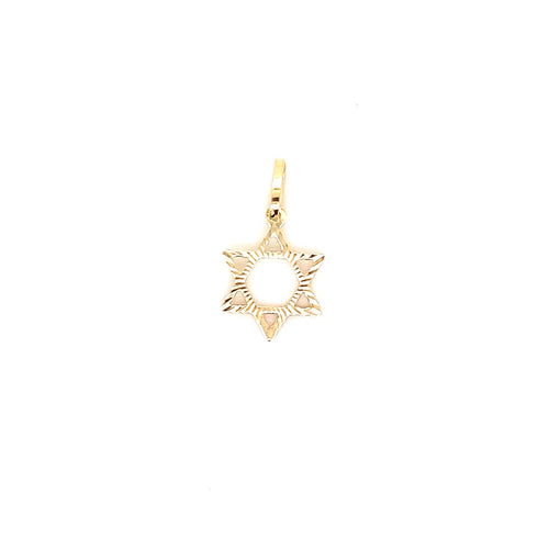 14k real gold Star of David 0.6g-pendant charm-lirysjewelry