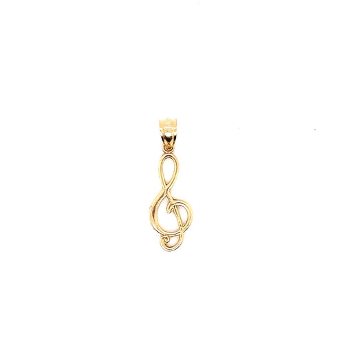 14k genuine gold music sign 1.3g-pendant charm-lirysjewelry