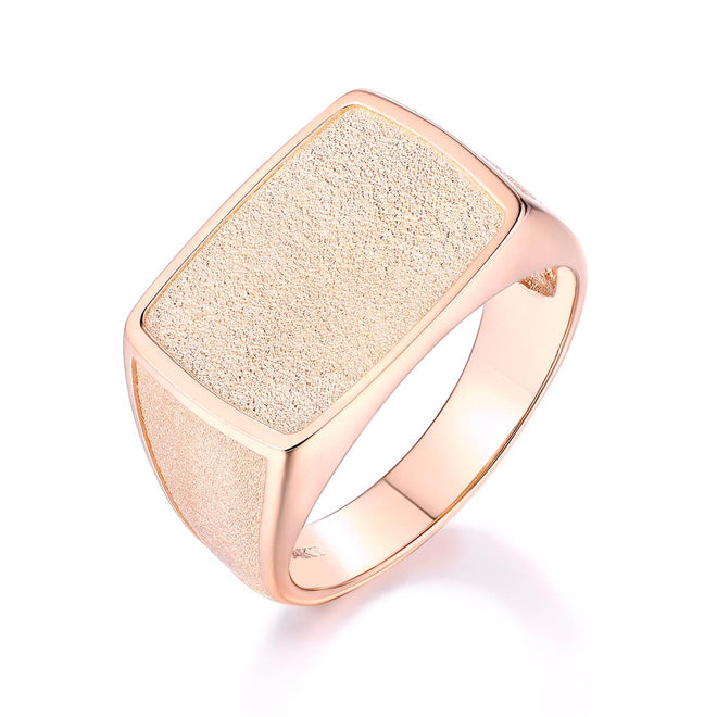 Gold Dust Signet Ring