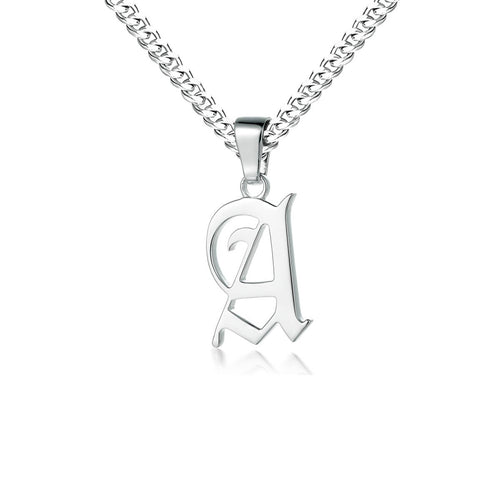 Initial Charm | Add-On Pendant Sterling Silver / I