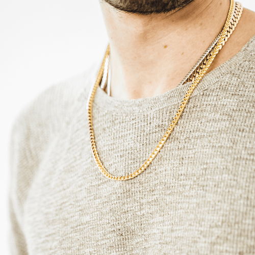 Solid Gold Franco Link Chain