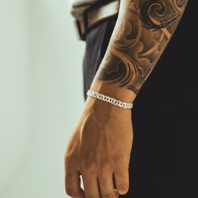 Silver Chino Link bracelet