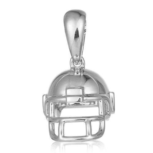 Micro American Football Helmet Charm